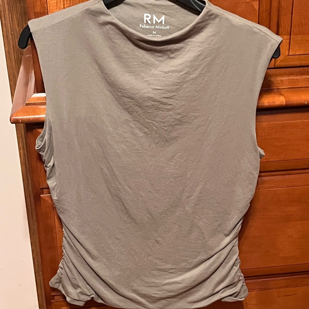 Rebecca Minkoff Taupe Muscle Tee